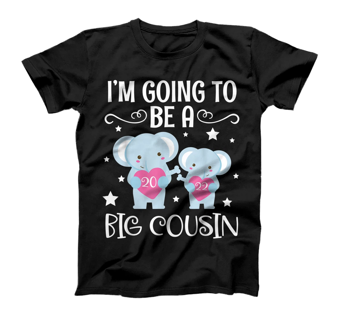 I Become Big Cousin 2022 Elephant T-Shirt, Kid T-Shirt and Women T-Shirt