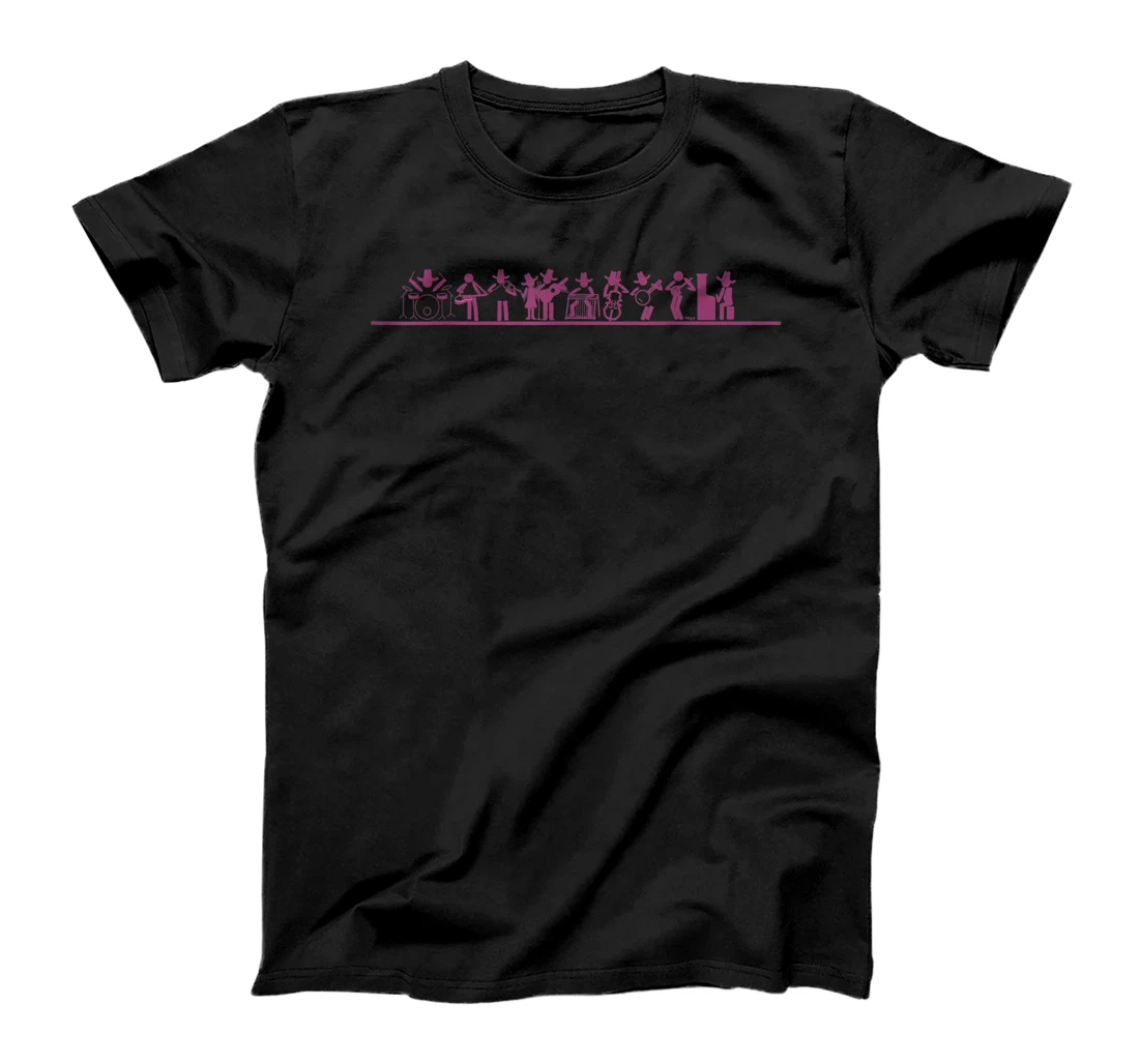 Country Music and Bluegrass Music Pictogram T-Shirt, Kid T-Shirt and Women T-Shirt