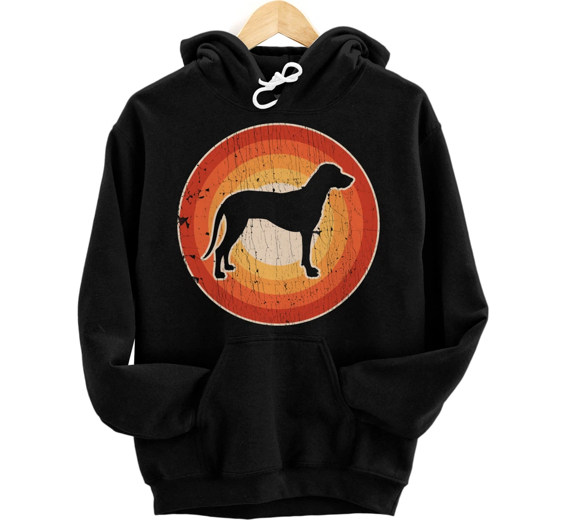 Rhodesian Ridgeback Retro Vintage 60s 70s Sunset Dog Lovers Pullover Hoodie