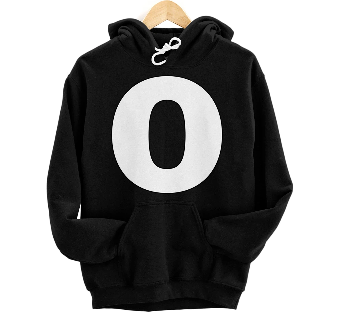 Capital Letter O Matching Group Letters Alphabet Costume Pullover Hoodie