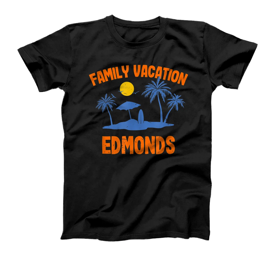 Family Vacation 2021 Edmonds Summer Washington Tropical T-Shirt, Women T-Shirt