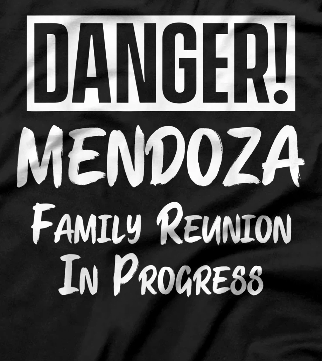 MENDOZA Last Name Shirt Custom Name Shirt Family Reunion Family Name T Shirt 
