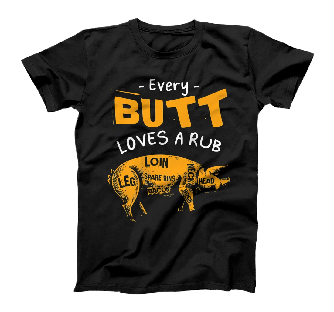 Butt Loves Rub BBQ Lover T-Shirt, Women T-Shirt