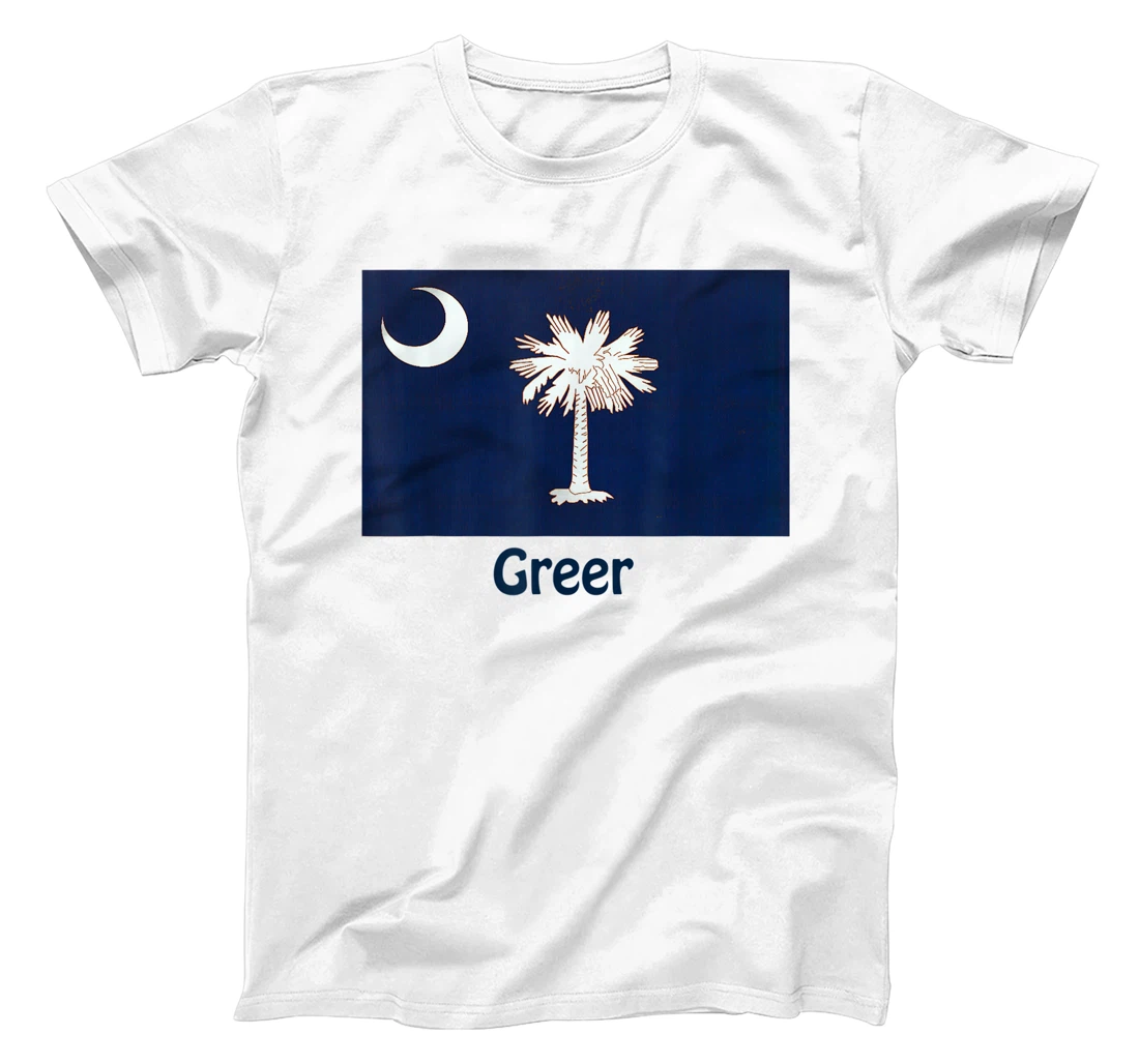 Greer South Carolina USA Flag Souvenir T-Shirt, Kid T-Shirt and Women T-Shirt