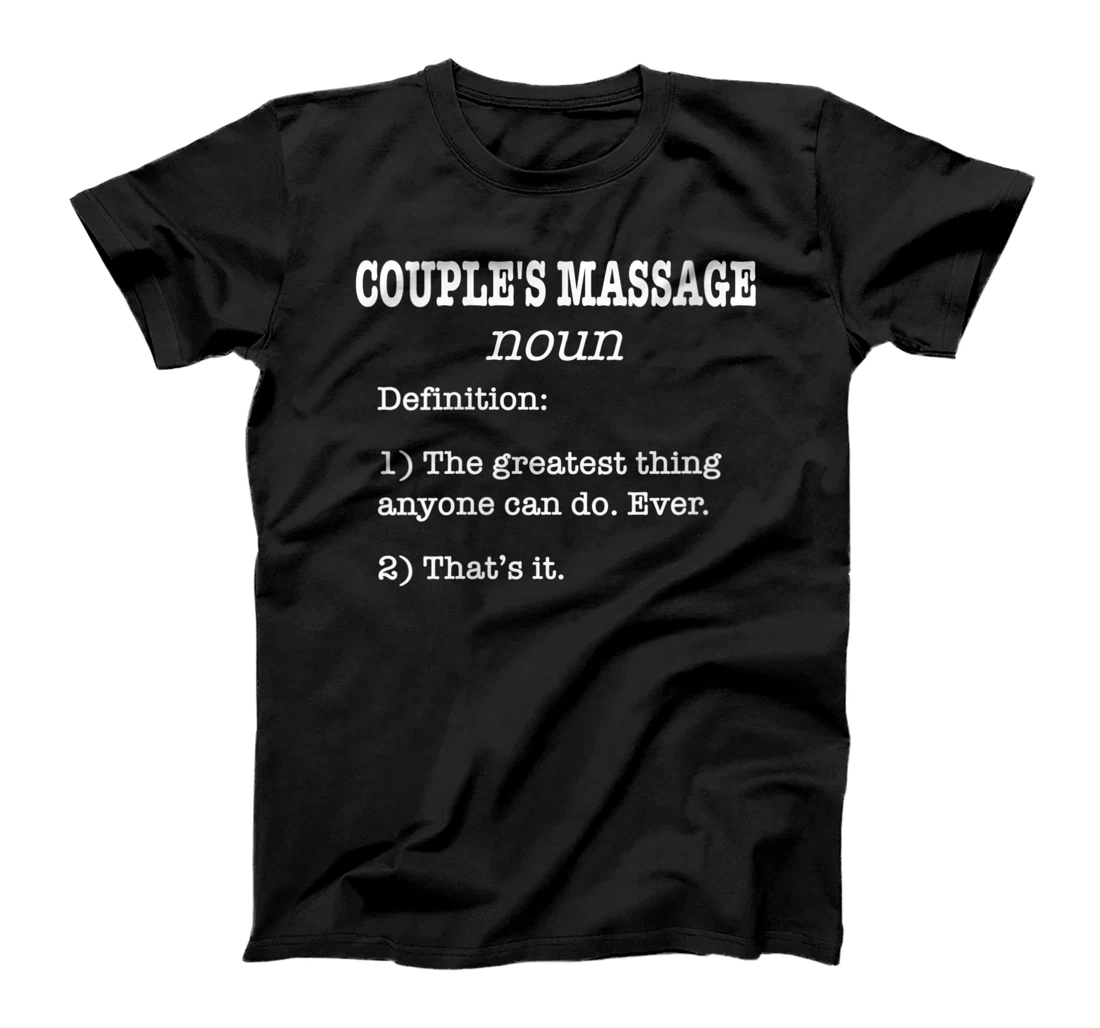 Womens Couple's Massage Definition - Couple's Massage Practitioners T-Shirt, Women T-Shirt