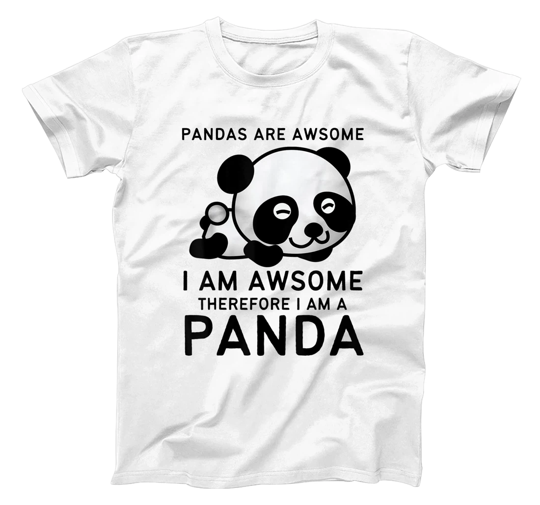 Womens Pandas Are Awesome Cute Panda Bear Lover T-Shirt, Kid T-Shirt and Women T-Shirt