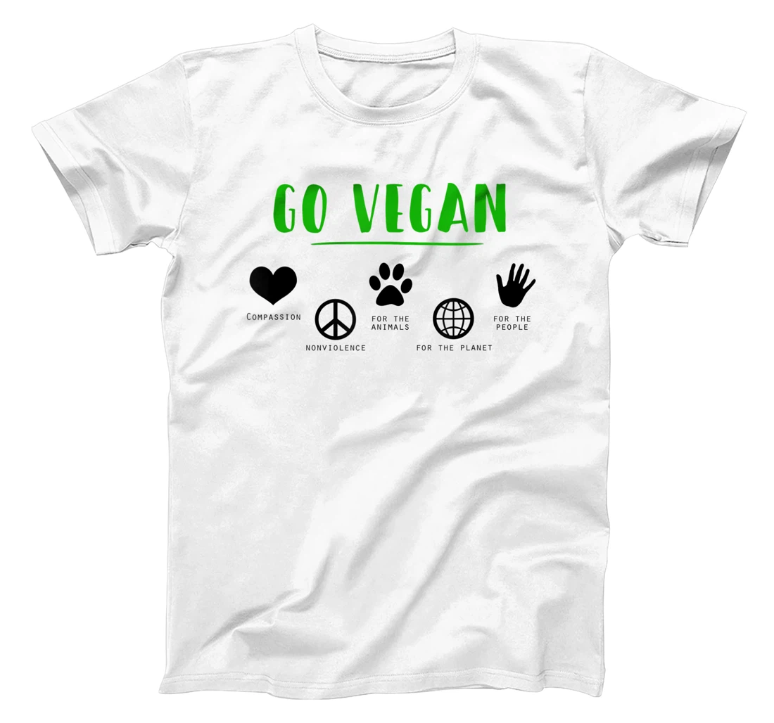 Go Vegan T-Shirt, Women T-Shirt