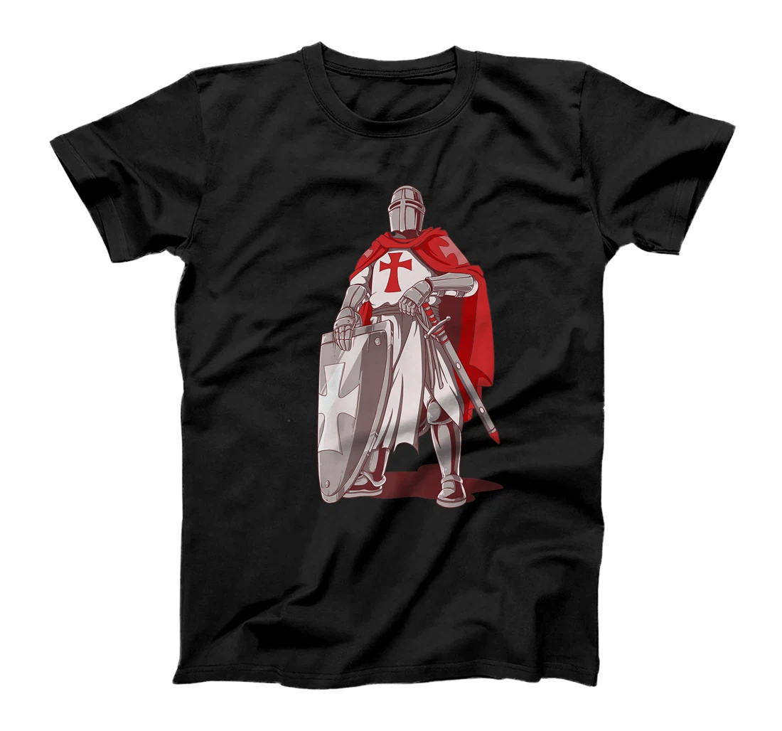 Womens Templar Knight Christians Templar Cross Gift T-Shirt, Women T-Shirt