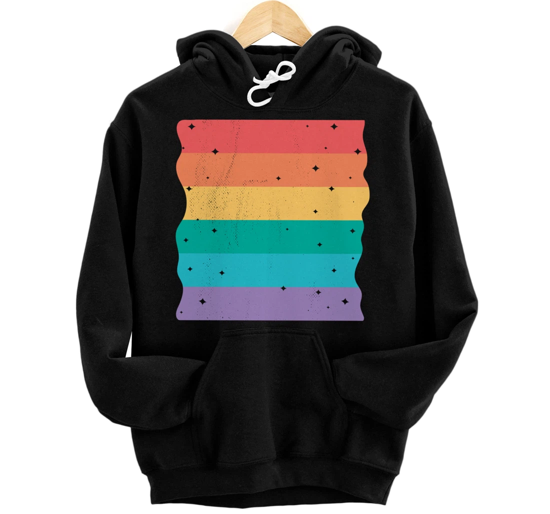 Tolerance Rainbow Stripes Equality Rainbow Colors Pullover Hoodie