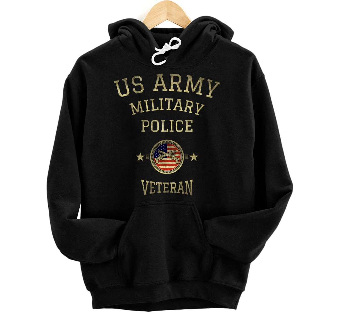 US Army Military Police Veteran Retired Police Officer Pullover Hoodie