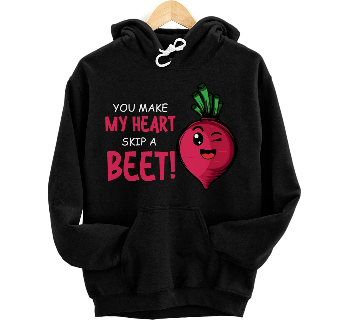 Skip A Beet Flirty and Sweet Pullover Hoodie