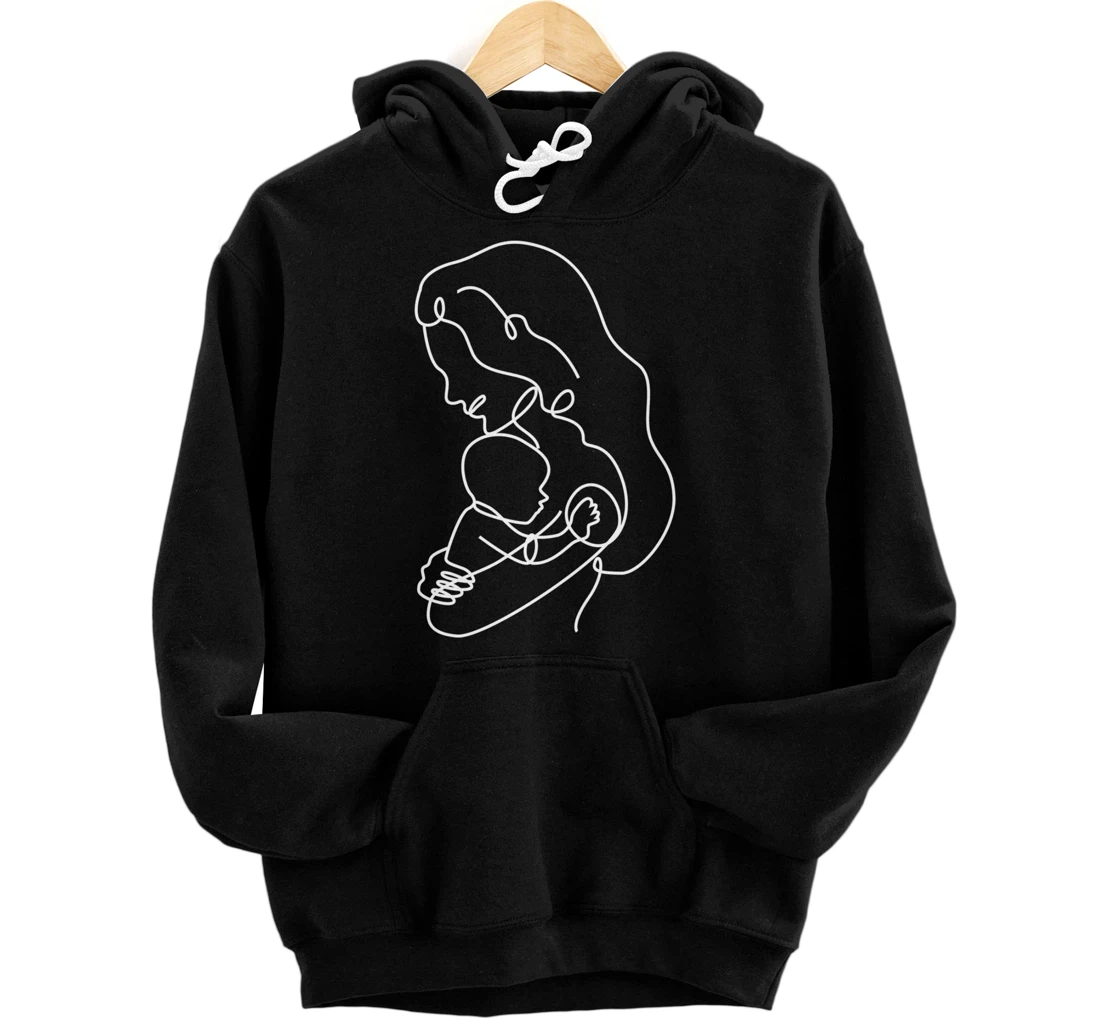 Child Hug Awesome Mother Pullover Hoodie