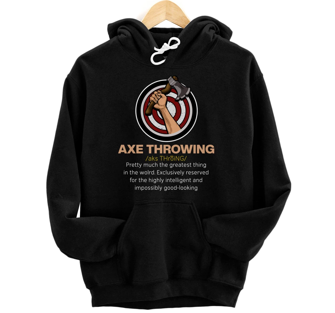 Axe Throwing Pullover Hoodie