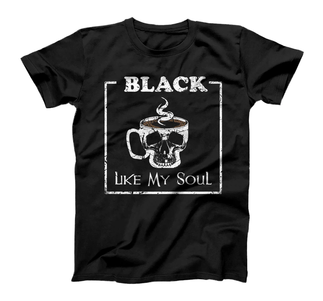 Personalized Womens Black... Like My Soul, Vintage Distress Style Design T-Shirt, Women T-Shirt