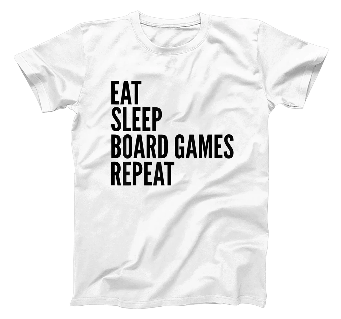 Personalized Eat Sleep Board Games Repeat - Funny T-Shirt, Kid T-Shirt and Women T-Shirt