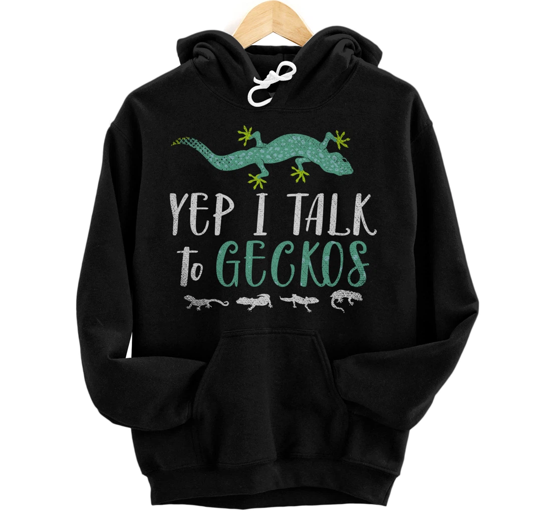 Wildlife Animal Lover Lizard Reptile Keeper Funny Gecko Pullover Hoodie