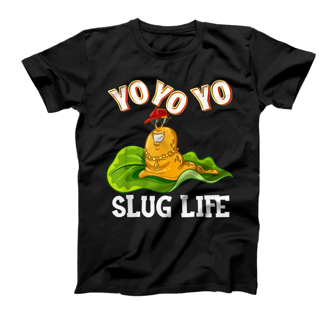 Personalized Womens Funny Hip Hop Gangster Slug Life Gardener Gag Gift T-Shirt, Women T-Shirt