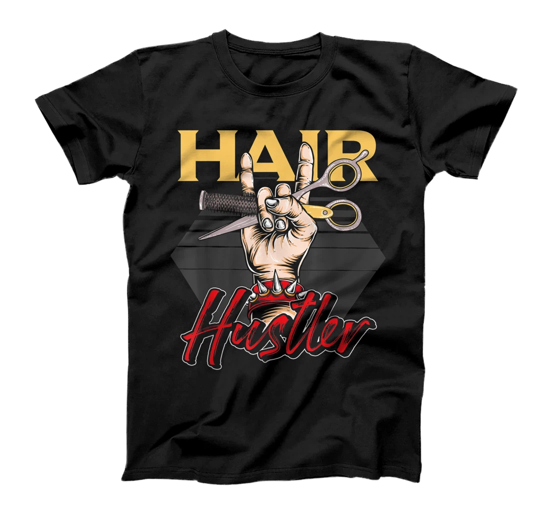 Personalized Womens Hair Hustler Hairdresser Gift Hair Salon Hairstylist T-Shirt, Women T-Shirt