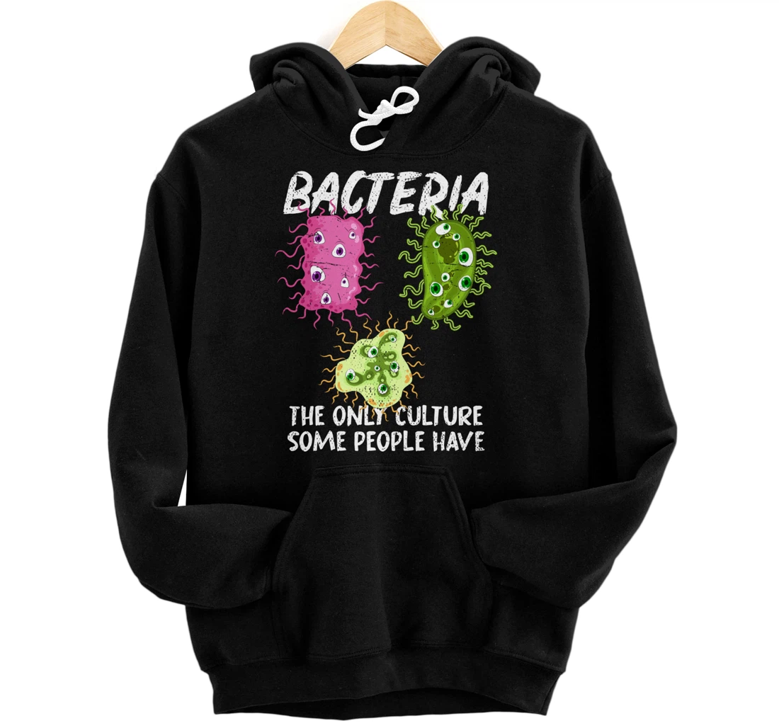 Personalized Bacteria Culture Microbiology Funny Biologist Lab Bacteria Pullover Hoodie