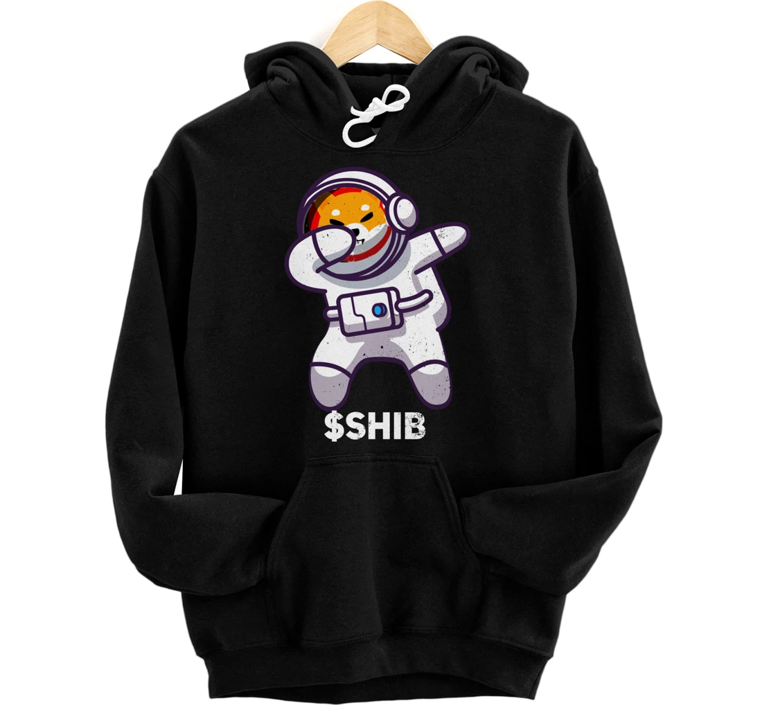 Personalized Dabbing SHIBA INU $Shib SHIB Astronaut Men Women Boys Girls Pullover Hoodie
