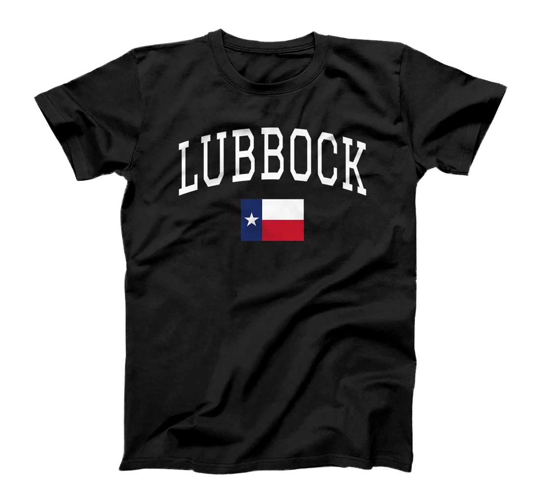 Personalized Born In Lubbock Texas TX State Flag T-Shirt, Kid T-Shirt and Women T-Shirt