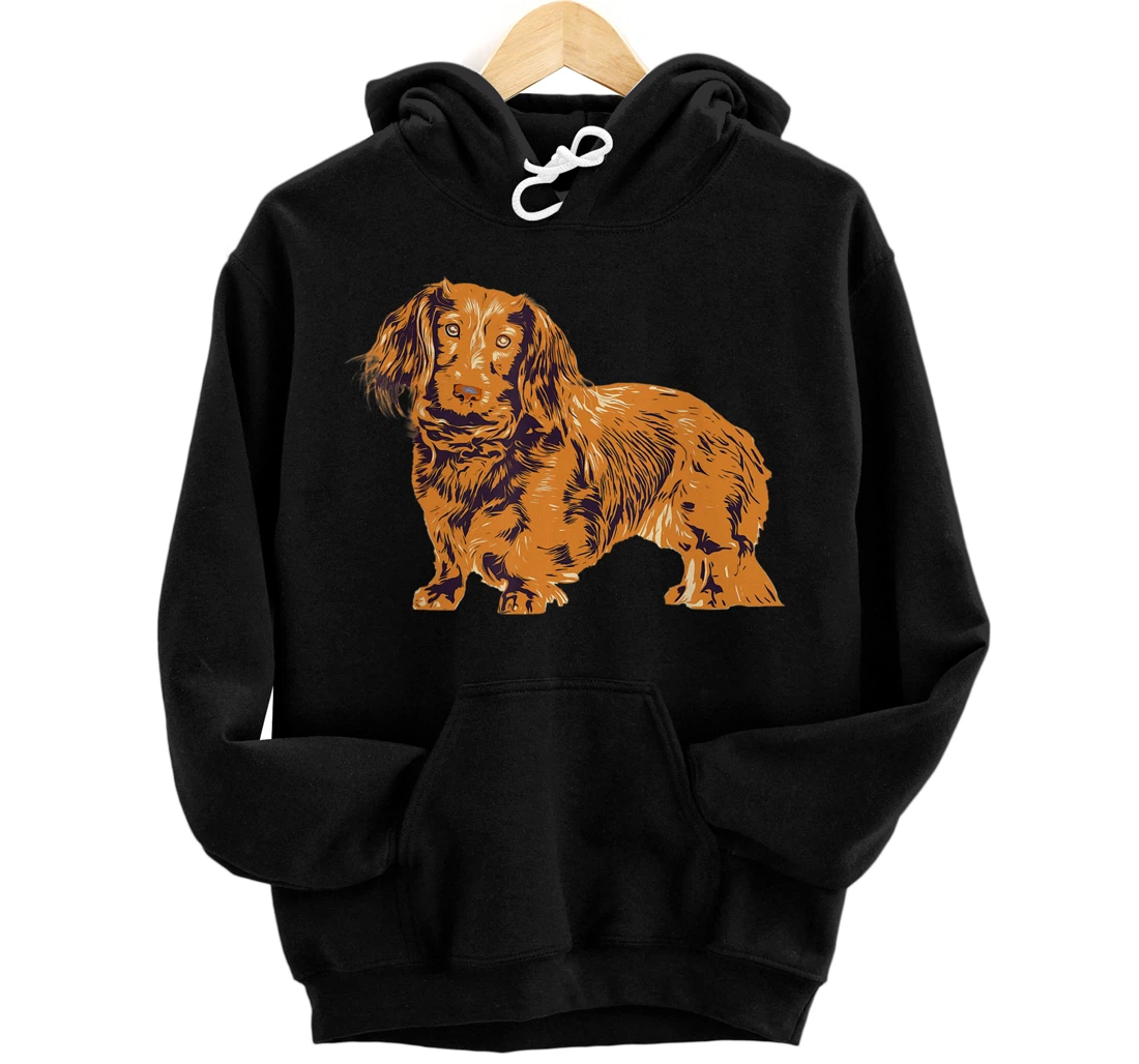 Personalized Dachshund Cute Puppy Dog Pullover Hoodie