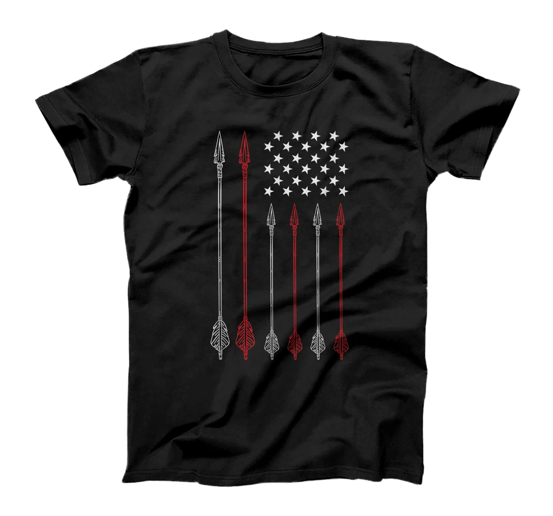 Personalized archer usa flag Archery bow hunting archer T-Shirt, Kid T-Shirt and Women T-Shirt