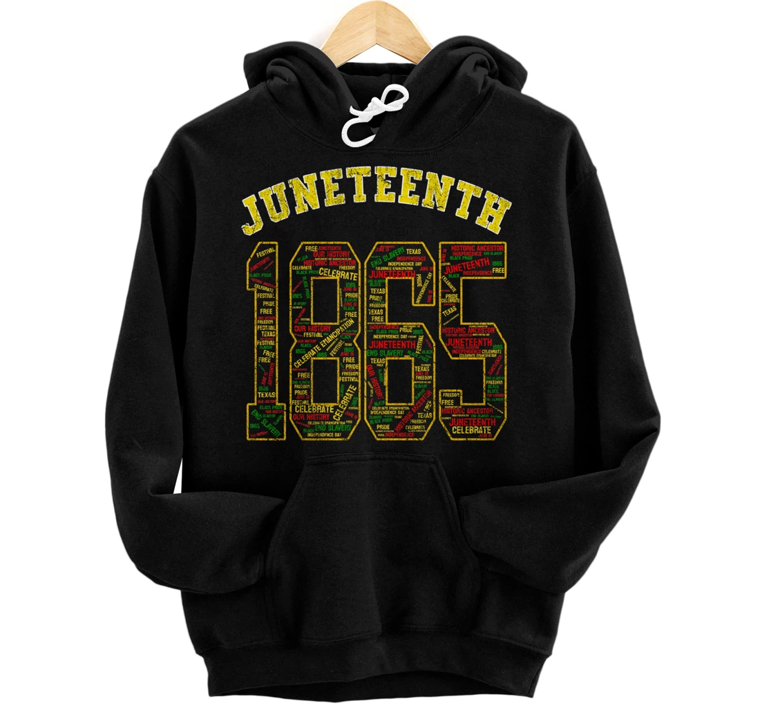 Personalized Juneteenth African American Freedom Black History June Girls Pullover Hoodie