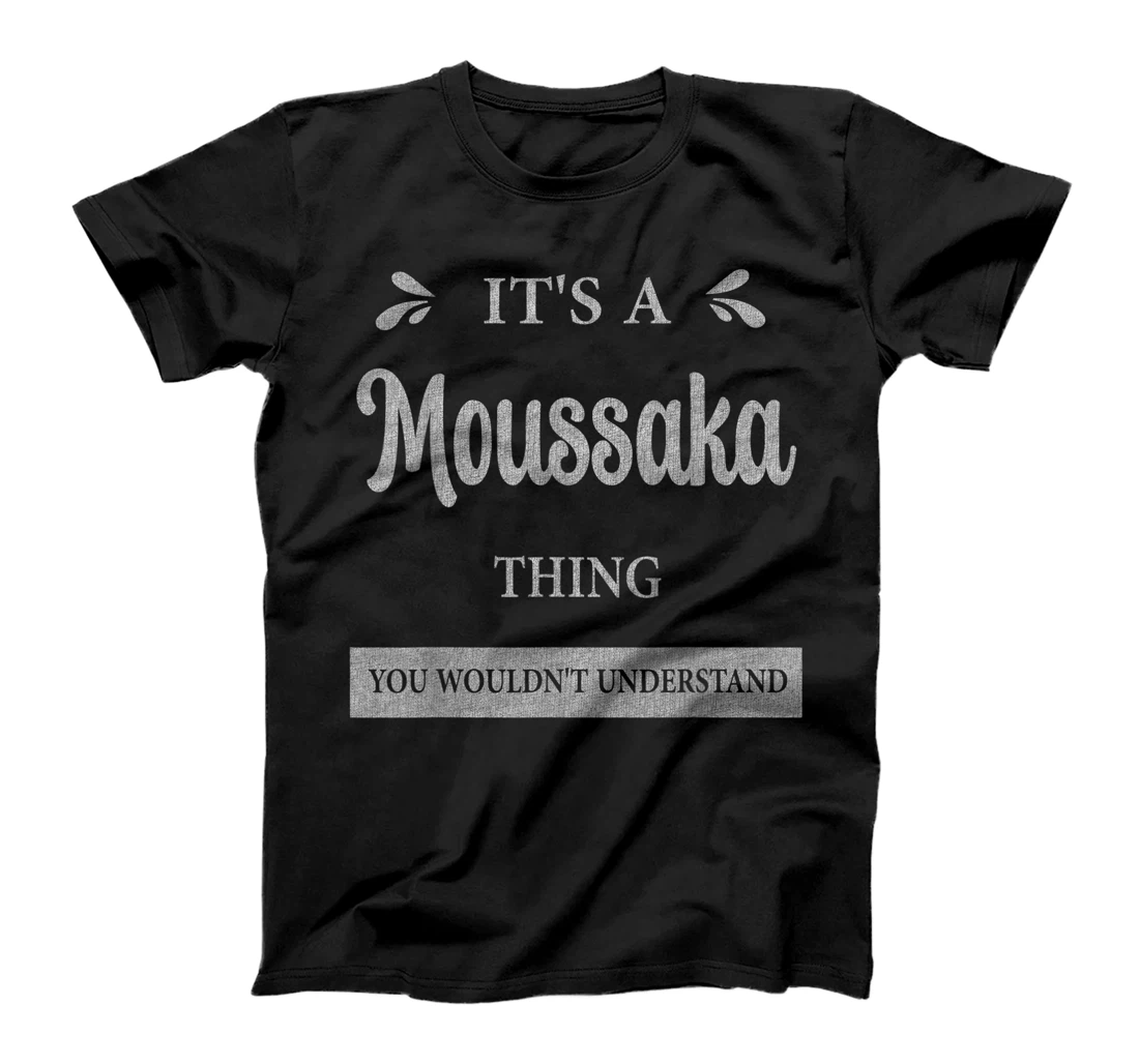 Personalized Moussaka Greece Greek Favorite Food T-Shirt, Women T-Shirt