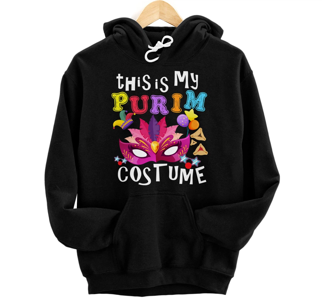 Personalized This Is My Purim Costume Mardi Gras Carnival Costumes Pullover Hoodie