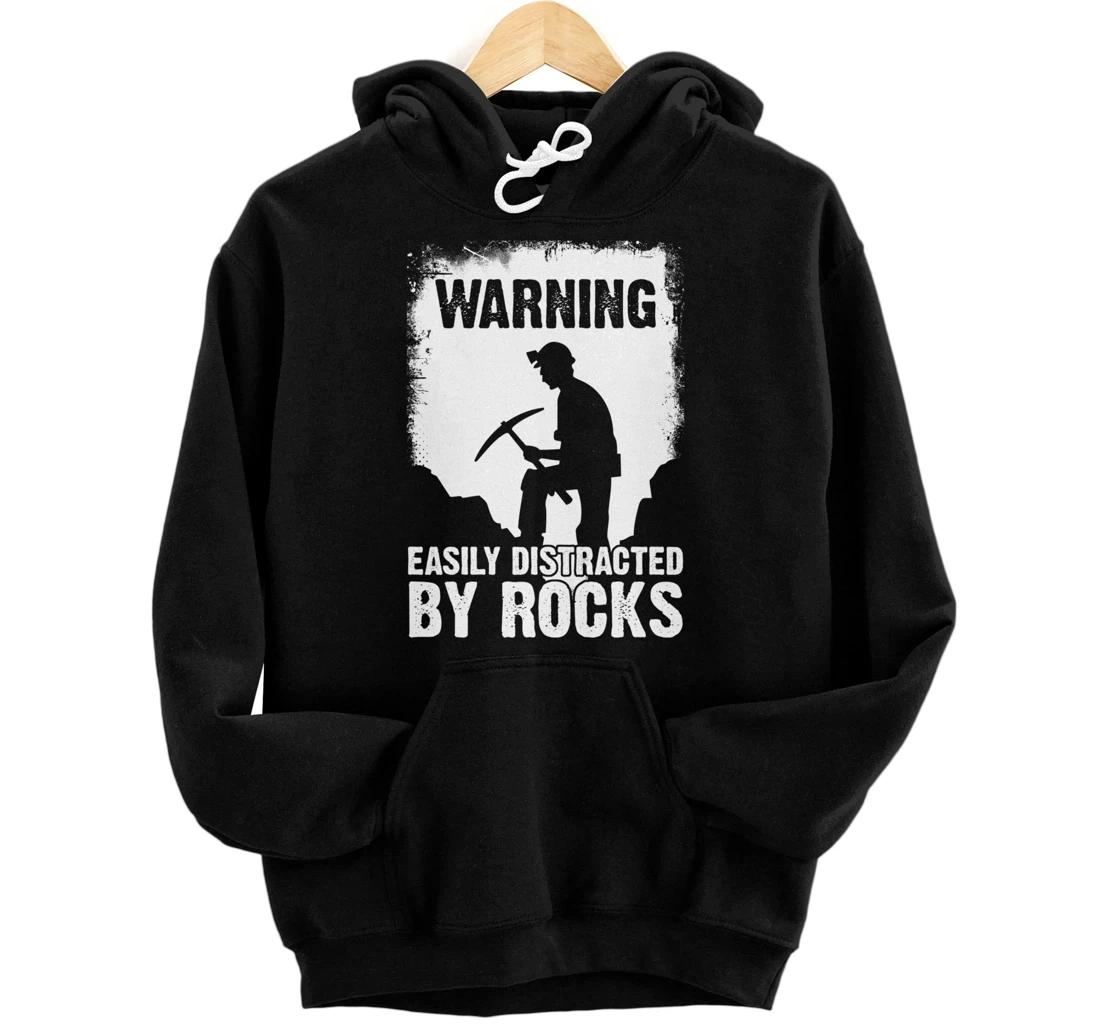 Personalized Funny Rock Collector For Men Women Geology Rock Collecting Pullover Hoodie