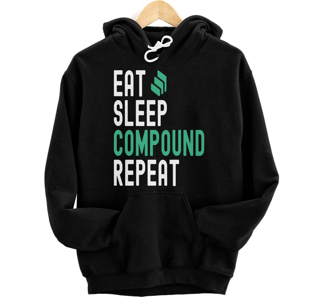 Personalized Compound Crypto Compound Cryptocurrency Pullover Hoodie