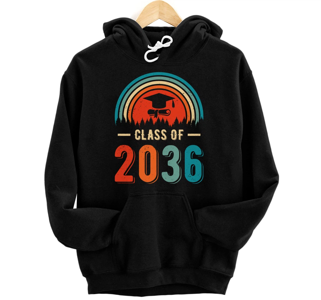 Personalized Class Of 2036 Senior Graduation 2022 Teacher & Student Gifts Pullover Hoodie