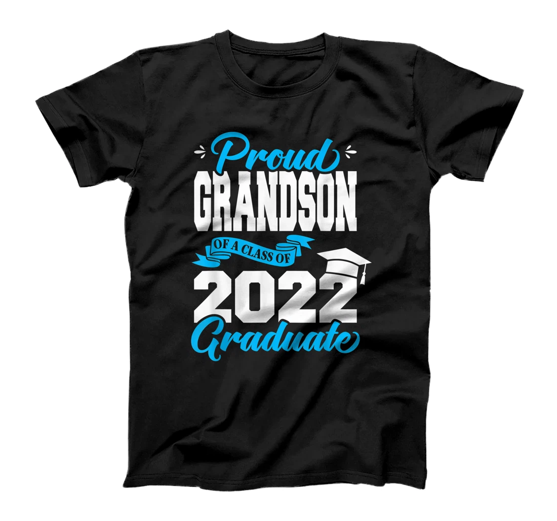 Personalized Womens Proud Grandson Of A Class Of 2022 Graduate Senior 22 Gifts T-Shirt, Kid T-Shirt and Women T-Shirt