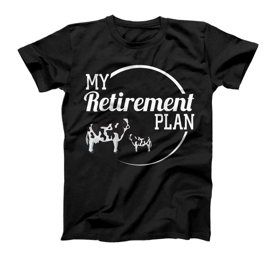  Womens Retirement Plan Cow Farming Cowlet Shirt T-Shirt, Women T-Shirt