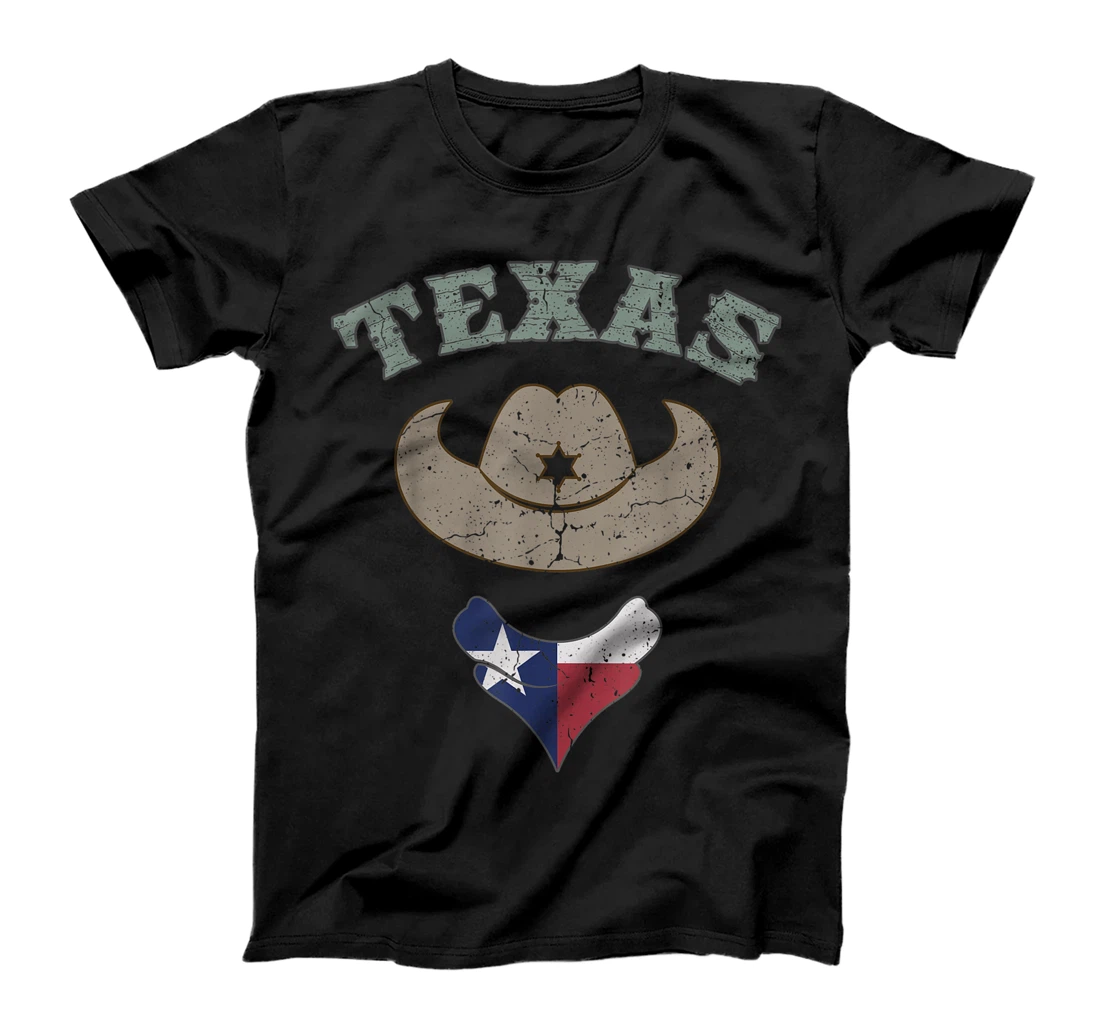 Personalized Womens Vintage Texas Cowboy Western Country T-Shirt, Kid T-Shirt and Women T-Shirt