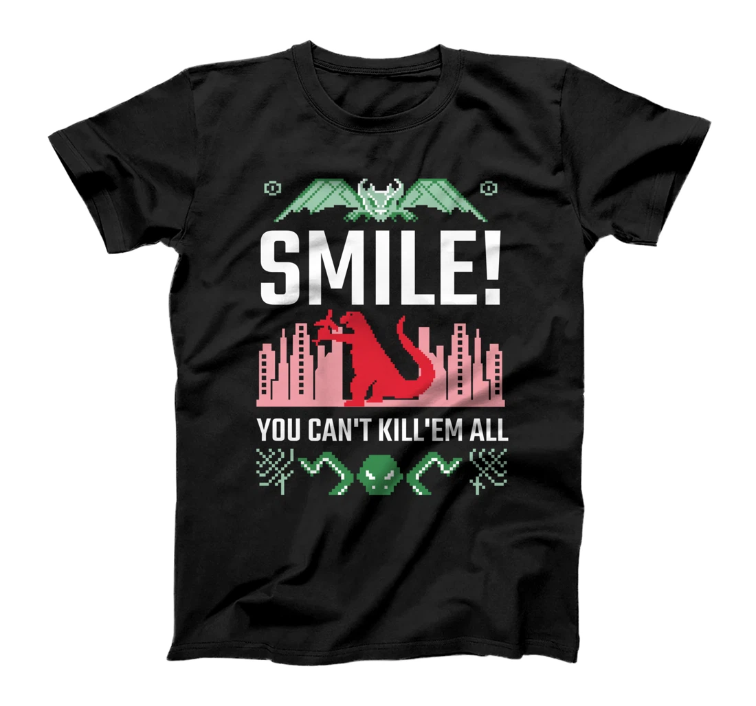 Smile you can't kill them all monster Funny Ugly Christmas