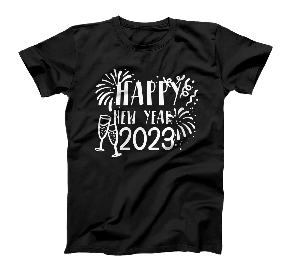 Personalized Womens happy new year, new year new party 2023 T-Shirt, Women T-Shirt