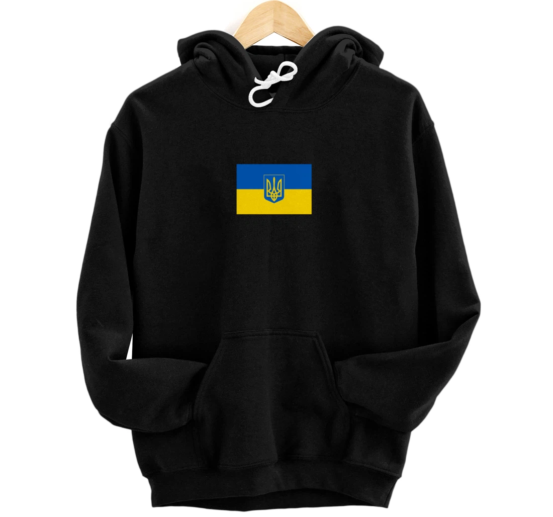 Personalized UKRAINE FLAG AND COAT OF ARMS ODESSA KIEV Pullover Hoodie