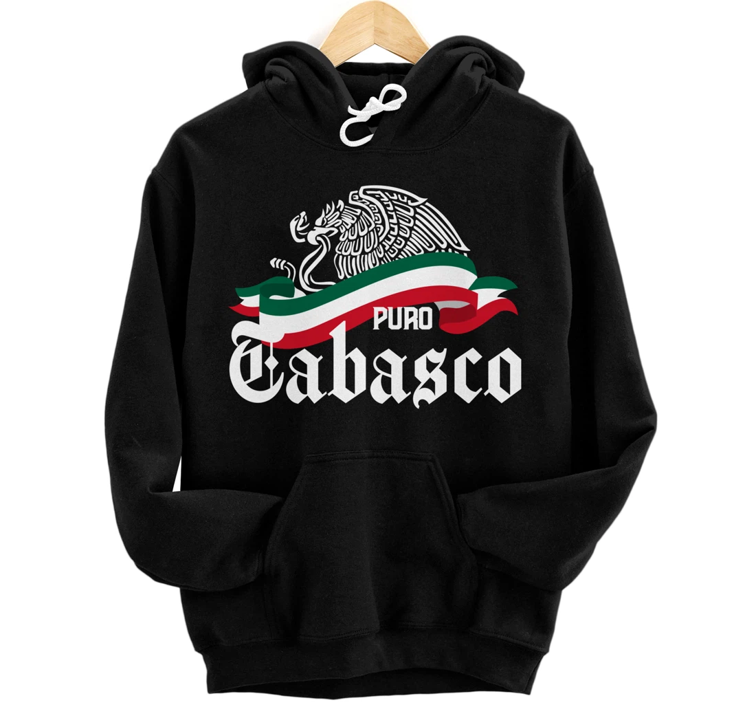 Personalized Tabasco Mexico: Puro Tabasco Eagle Flag Pullover Hoodie