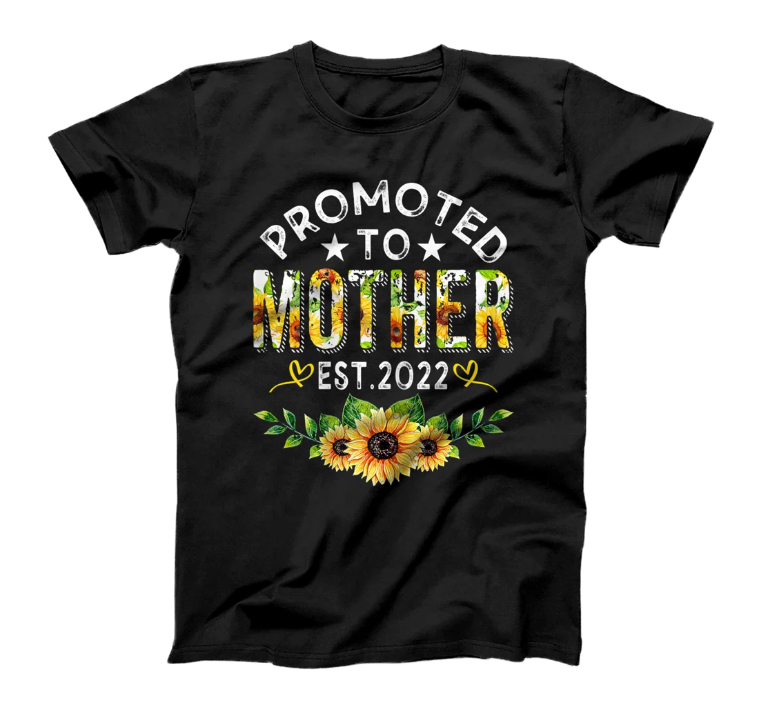 Personalized Womens Promoted To Mother Est 2022 Pregnancy New Mom Mother Day T-Shirt, Women T-Shirt