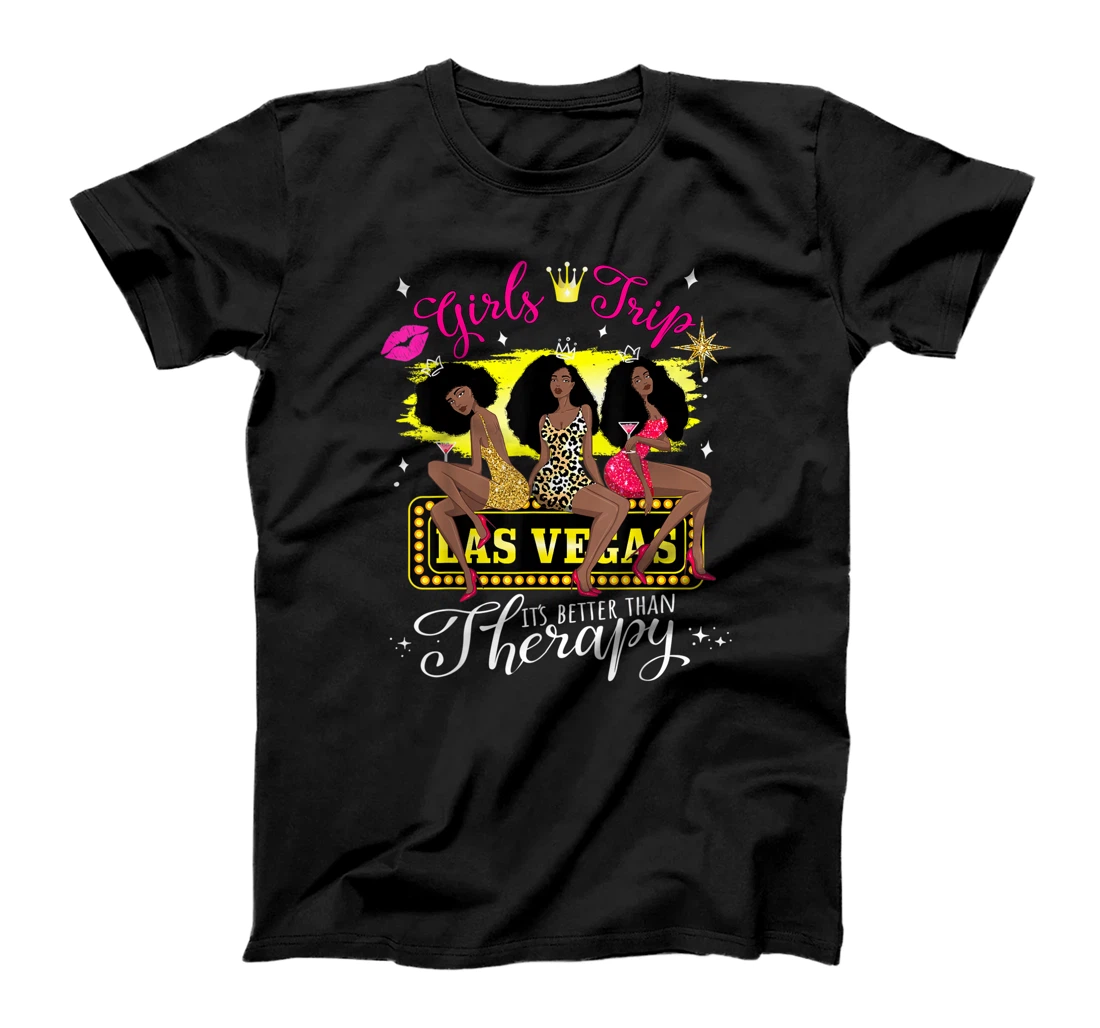 Personalized Womens Womens Weekend Las Vegas Girls Trip 2022 Better Than Therapy T-Shirt, Women T-Shirt