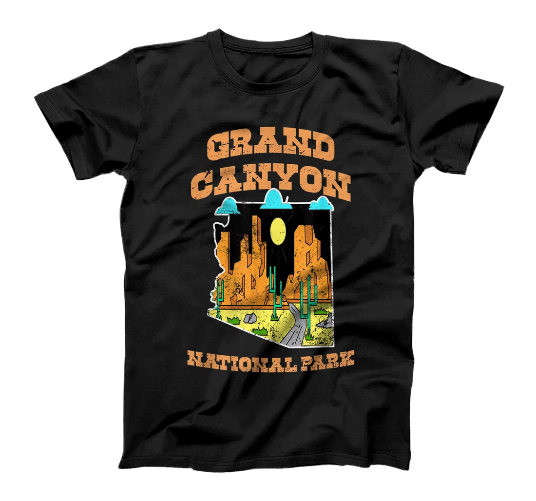 Personalized Grand Canyon Arizona US National Park Travel Hiking T-Shirt, Women T-Shirt