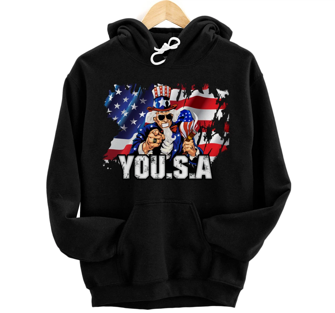 Personalized Uncle Sat 4th of July Independence Day Pullover Hoodie