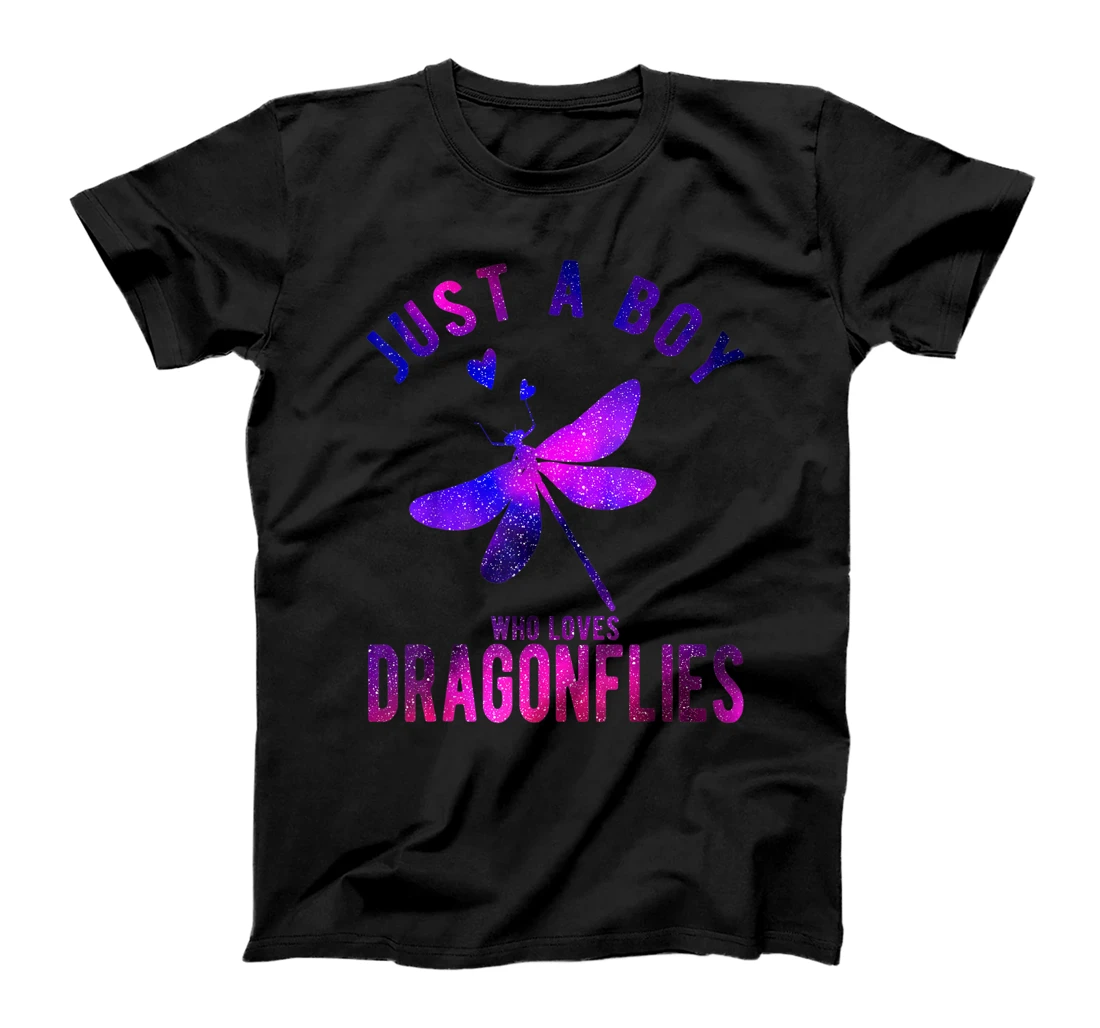 Just A Boy Who Loves Dragonflies Dragonfly Lover T-Shirt, Kid T-Shirt and Women T-Shirt