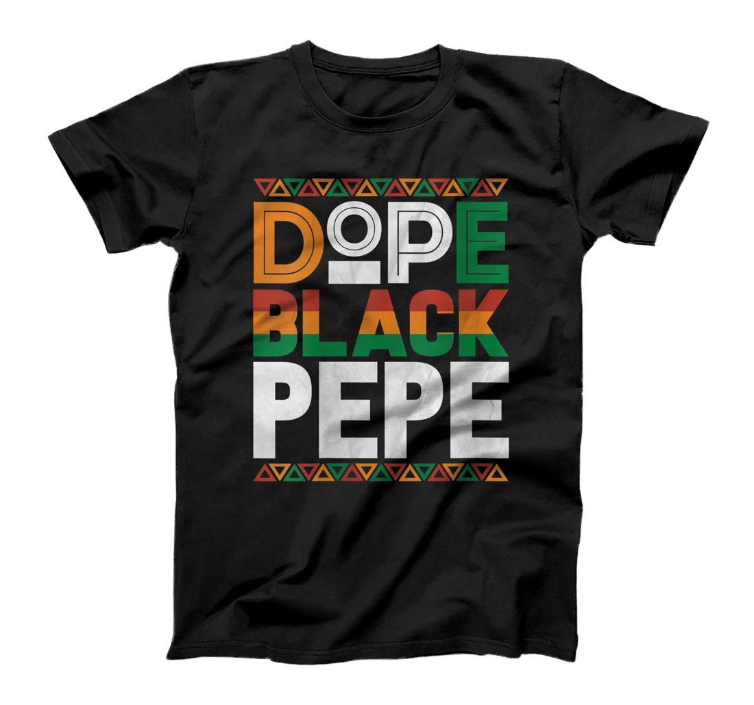 Womens Black History Month African American Dope Black Pepe T-Shirt, Women T-Shirt