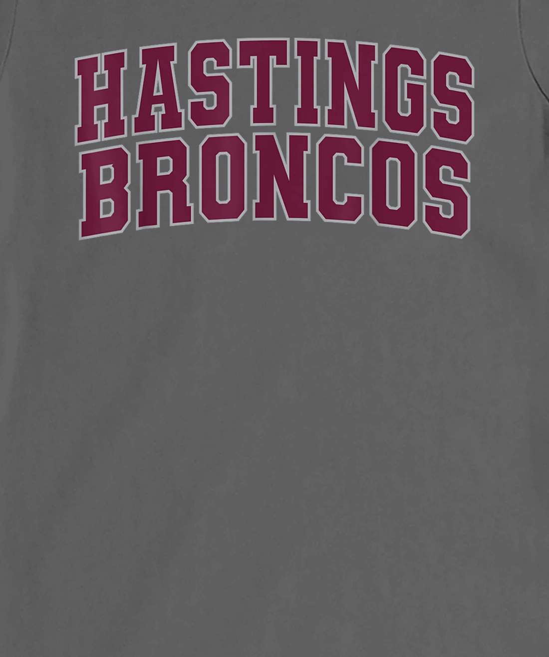 : Hastings College Broncos 01 T-Shirt : Clothing, Shoes & Jewelry