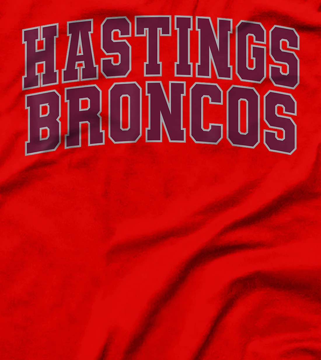 : Hastings College Broncos 01 T-Shirt : Clothing, Shoes & Jewelry