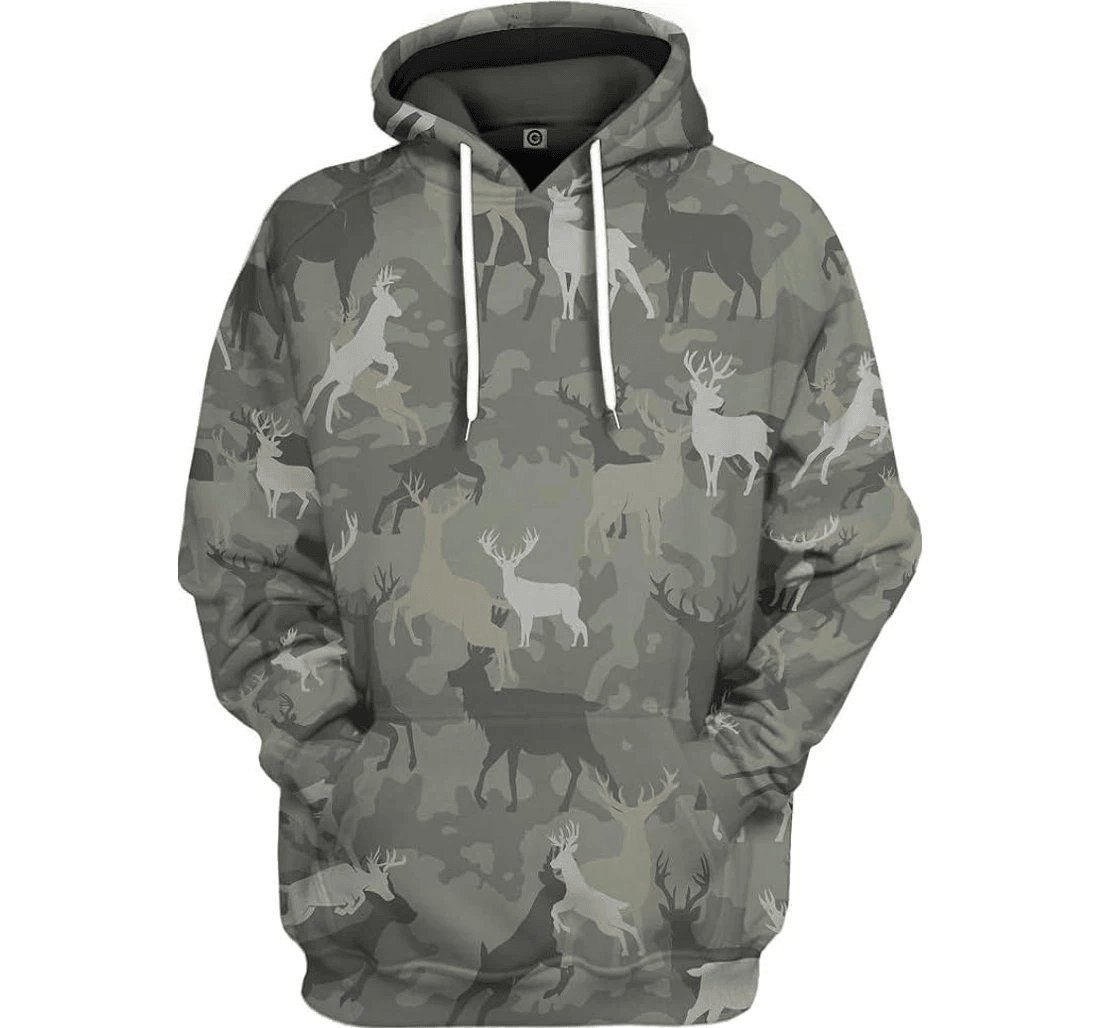 Personalized Camo - 3D Printed Pullover Hoodie