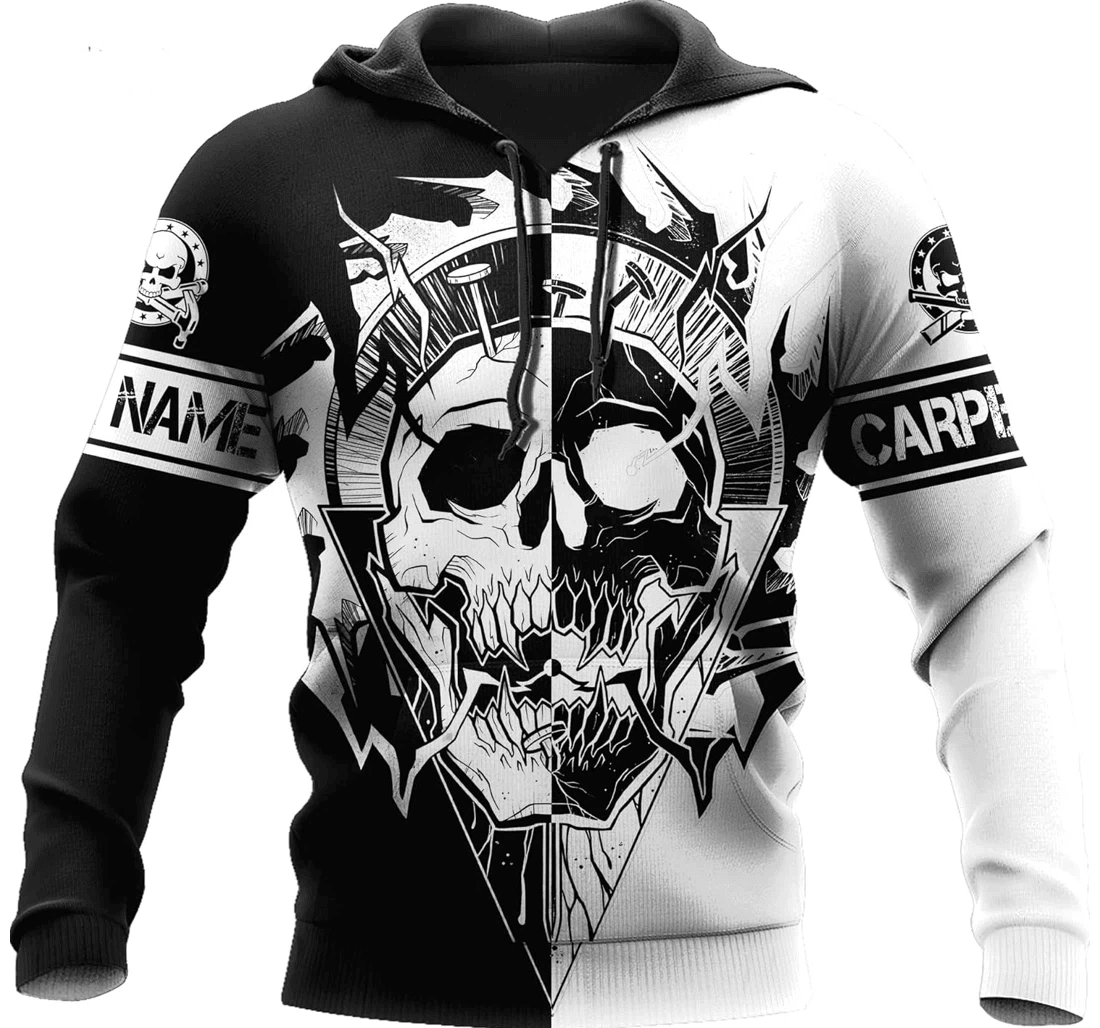 Personalized Customized Name Carpenter Up Ad - 3D Printed Pullover Hoodie